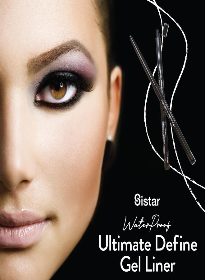 Sistar Ultimate Define Gel Eyeliner Pen Long Lasting Smudge Free Smooth Application Waterproof Liner (Bright Bronze) - Image 3