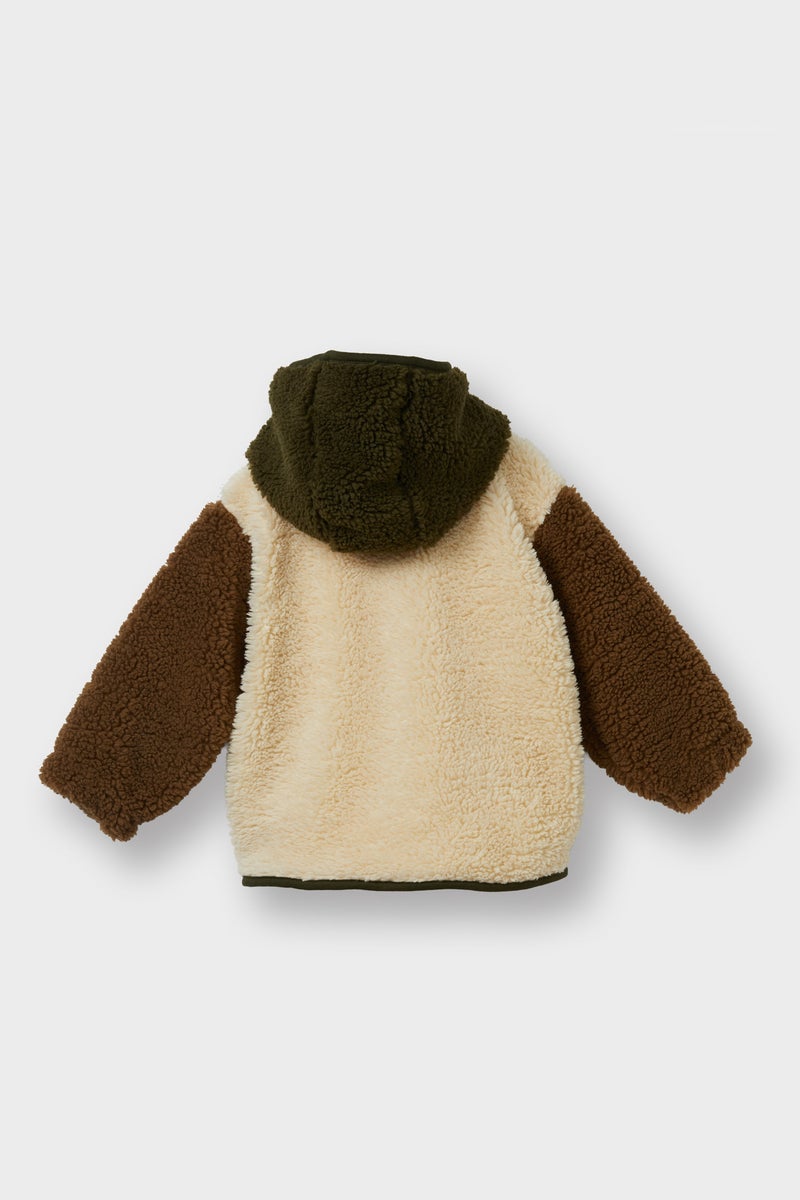 ديفاكتو كارديجان بغطاء رأس وأكمام طويلة مناسب للأولاد الصغار - Image 2