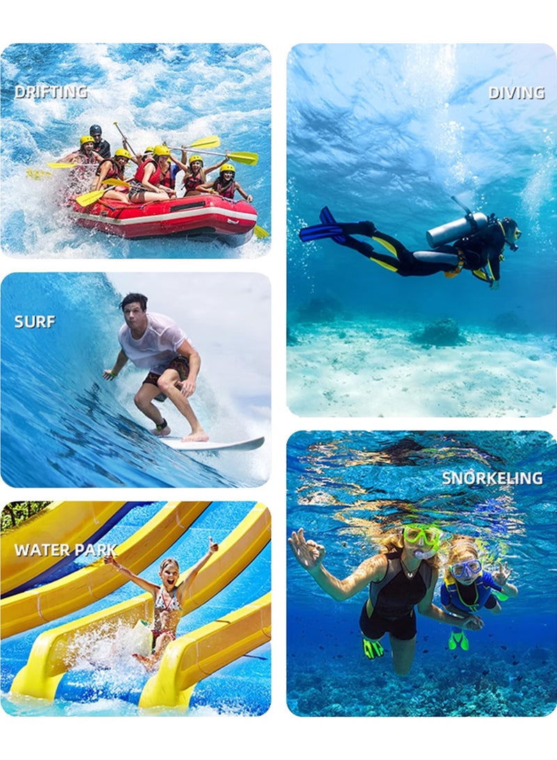 2Pcs Waterproof Phone Case, IPX8 Certified 30M Waterproof Phone Pouch,Quadruple Waterproof Cell Phone Case,Fit for Big Phones up to 6.7'' Compatible with iPhone 12/13/14/15/16 Pro or Max  - Image 5
