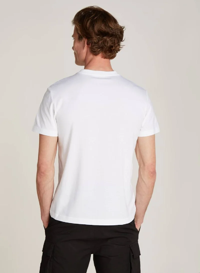 Calvin Klein Jeans Men's 2 Pack Monogram T-Shirts - Cotton jersey, Multicolored