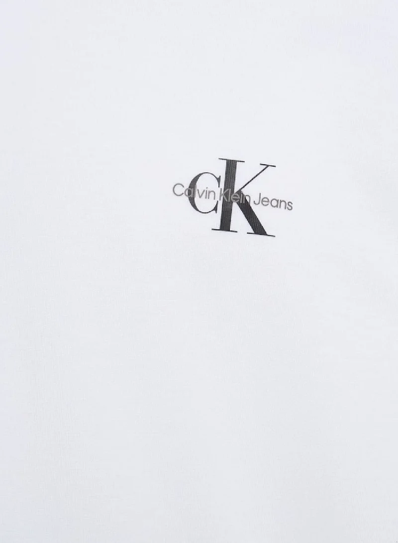 Calvin Klein Jeans Men's 2 Pack Monogram T-Shirts - Cotton jersey, Multicolored