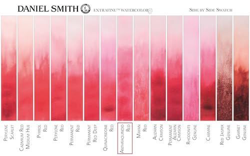 Daniel Smith Extra Fine Watercolor Paint, 15ml Tube, Anthraquinoid Red, 284600005, 0.5 Fl Oz (Pack of 1) - Image 5