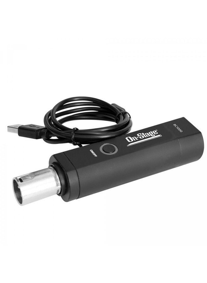 OnStage جهاز استقبال بلوتوث لاسلكي قابل لإعادة الشحن BC1000 XLR من On-Stage - Image 1