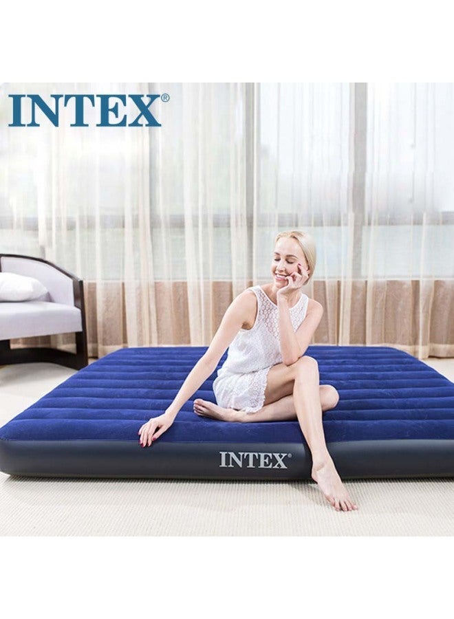 Intex64758 Double Inflatable Bed, Air Mattress, Outdoor Car Camping Tent, Moisture-proof Mat, Home Floor Sleeping Pad, Folding Bed - Image 3