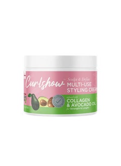 ORS Olive Oil Curlshow Multiuse Styling Cream Infused With Collagen & Avocado Oil For Strength & Length (12.0 Oz)  - Image 2
