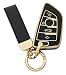 AYGUCEKE TPU Protective Key Fob Cover Case Compatible with BMW 1 2 3 5 6 7 X1 X2 X3 X5 X6 540i 550i Series Smart Remote Key Fob Black - Image 2
