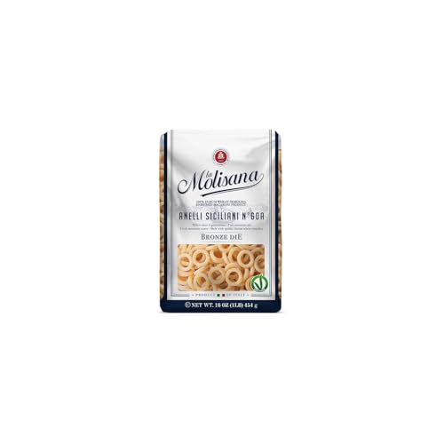 La Molisana Anellini Siciliani N°60 A Pasta, 16 oz, Premium Italian Durum Wheat Semolina, High Protein 14%, Bronze Die Cut for Sauce Grip, Authentic Al Dente Texture, Ideal for Baked Pasta & Soups, Made in Italy - Image 5