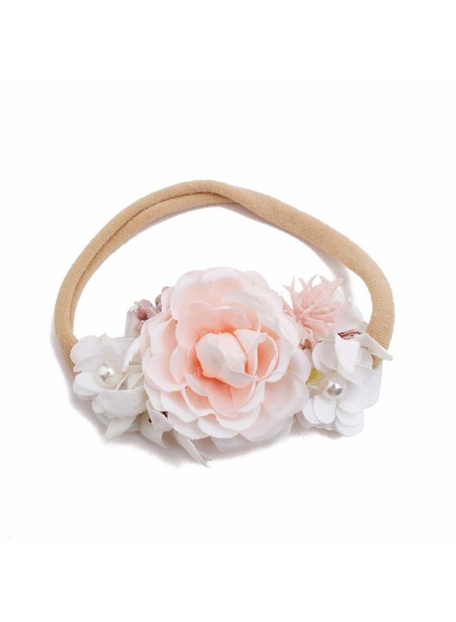 mligril Baby Girl Floral Headbands Set - 3pcs Flower Crown Newborn Toddler Hair Accessories by mligril（1-6 years old） - Image 5