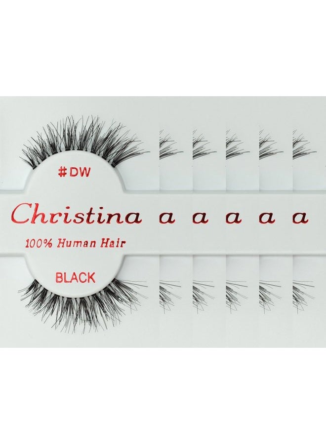 Christina 6 Pack False Eye Lashes Style DW