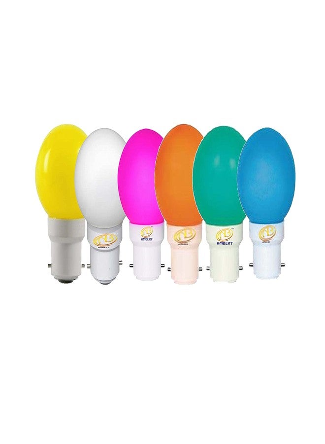 ambert مصباح ليلي LED متعدد الألوان من أمبرت، 0.5 واط، عبوة من 6 قطع - Image 1