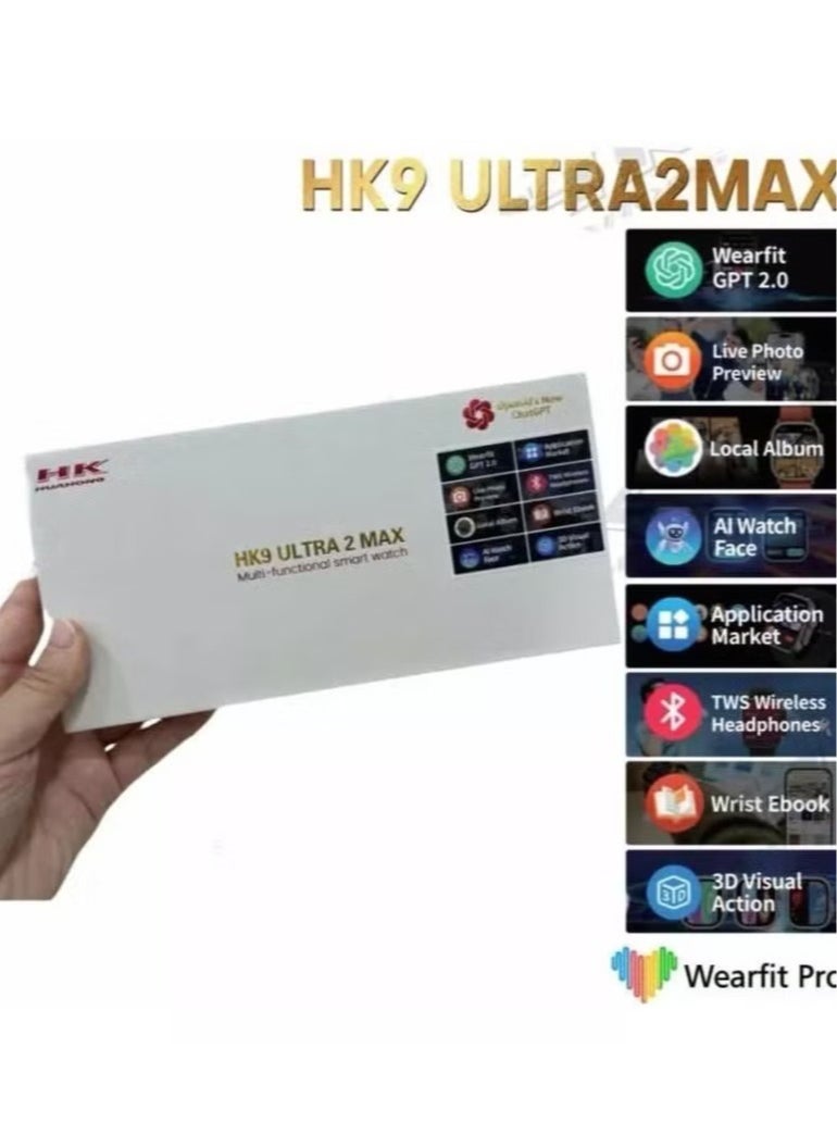 Generic - NEW 9 Ultra 2 MAX AMOLED Smartwatch - Wireless Charging for Men and Women - Image 1