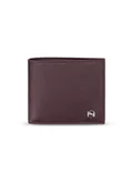 سانت هونور Core Burgundy Leather Wallet for Men