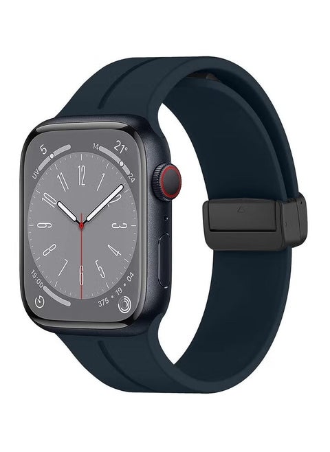 Apple Watch Band 45mm & 49mm for Men – Quick Release Soft Silicone Sport Strap – Skin-Friendly, Lightweight, Durable Replacement Band Compatible with Apple Watch Series 7, 8, Ultra – Comfortable, Sweat-Resistant, and Stylish for Everyday Active Wear