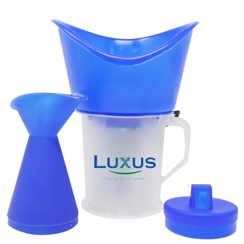 Luxus LVAP-102 3in1 steamer for cold and cough, vaporizer steamer for cough,cold and facial, steam inhaler & vapourisers for adult - Image 1