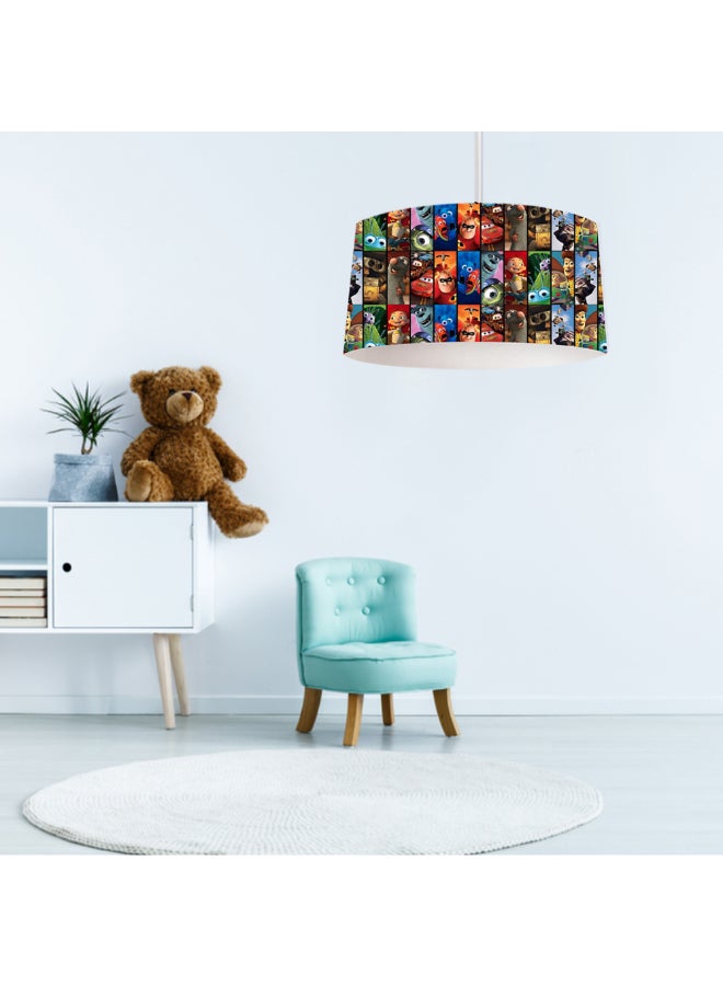 تبس هوم لمب مصباح سقف من القماش للأطفال 42 × 25 سم / بيج