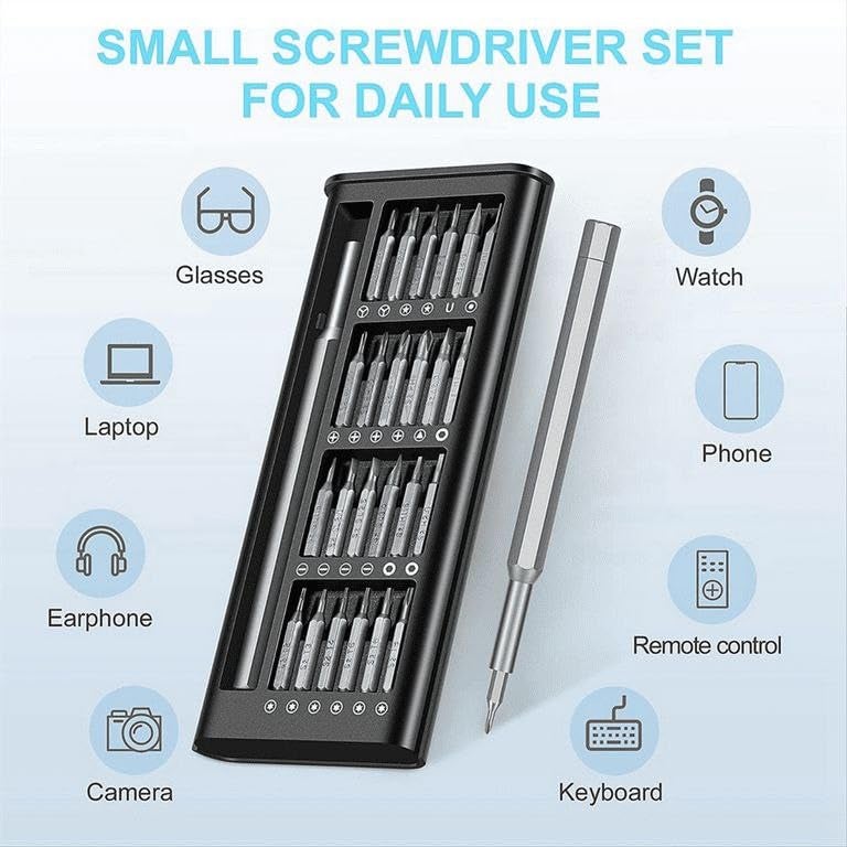 AMEEDARSHAN 24 in 1 Precision Screwdriver Set,Multifunction Magnetic Driver Bit Set,Pocket Screwdriver Tool Set,Mini Screwdriver Kit,Repair Tool Kit for Electronics,Tablet,Cellphone - Image 5
