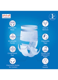 Lifree Slim Culotte Adult Diaper Pants Xl Size  6 Cup Absorbency Mega Box 56 Pieces  - Image 5