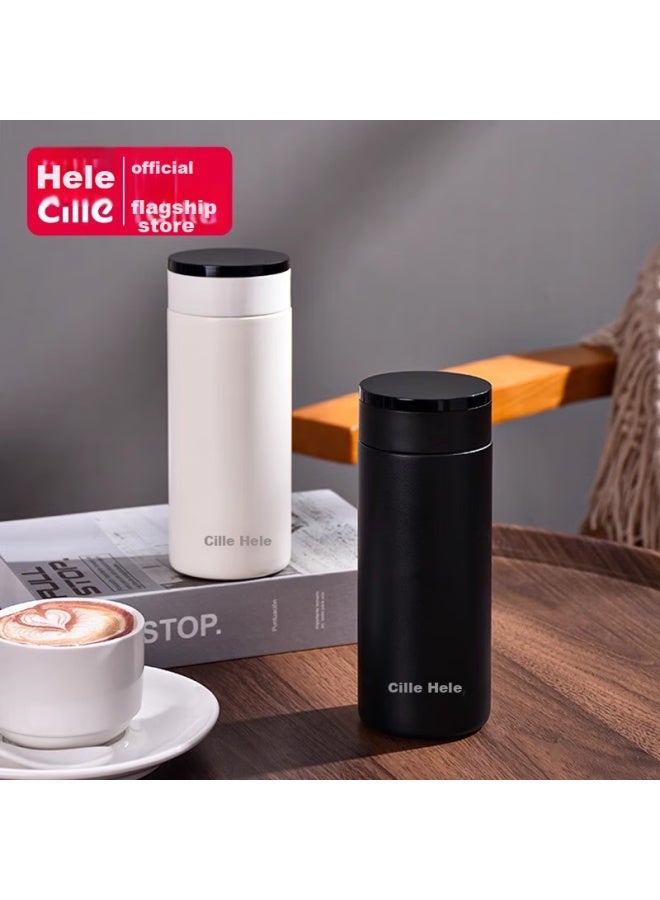 cille Xile Insulated Mug, 316 Stainless Steel Water Bottle, Large Capacity For Men And Women, Business Office Tea Cup, Stylish Cup, 370ml - Image 1