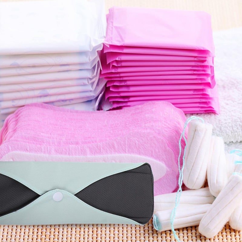 Reusable Washable Menstrual Pads 4pcs Leakproof Breathable Mesh Fabric for Women Period and Postpartum - Image 4