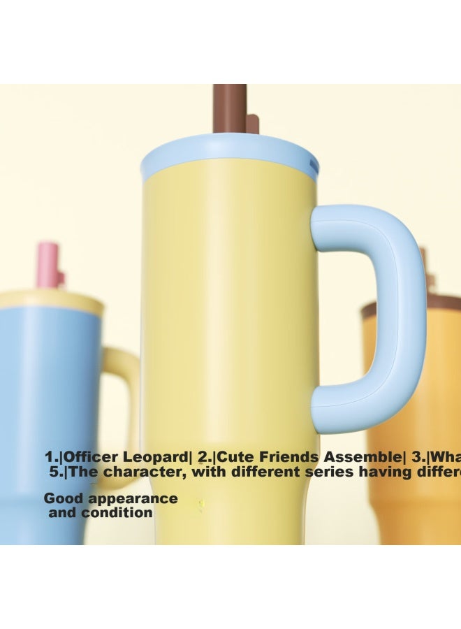April Straw Insulated Tumbler Large Capacity Ice Mug 1150ml High-value Water Bottle Gift For Women Festival - Image 3