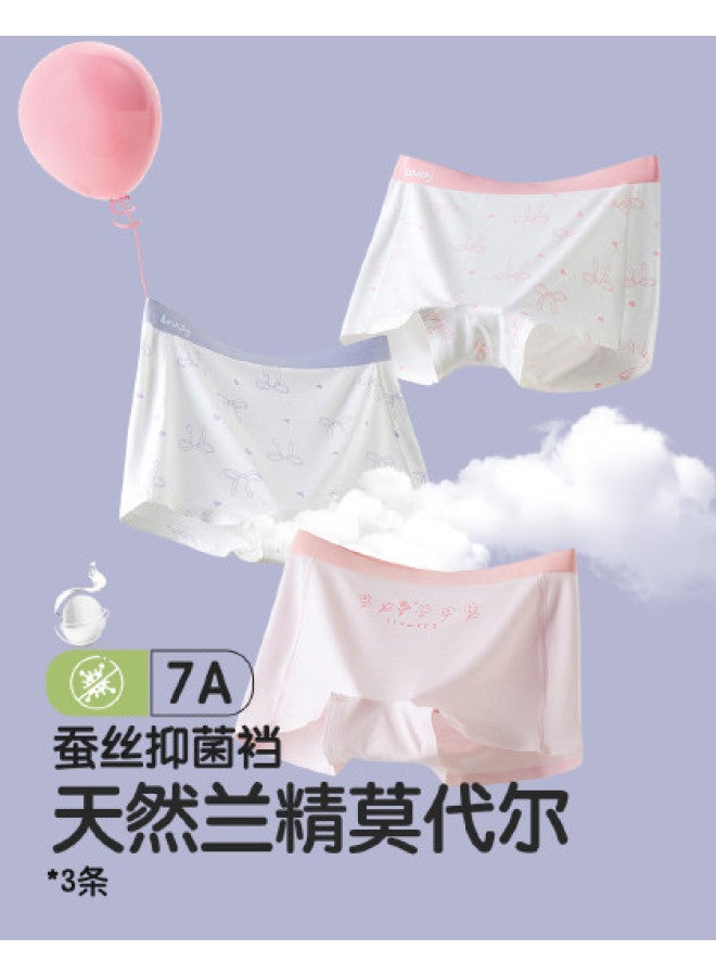 Annil 7a مضاد للبكتيريا 3-pack ملابس داخلية للفتيات من قماش المودال للأطفال الكبار والصغار تصميم بدون انزلاق - Image 1