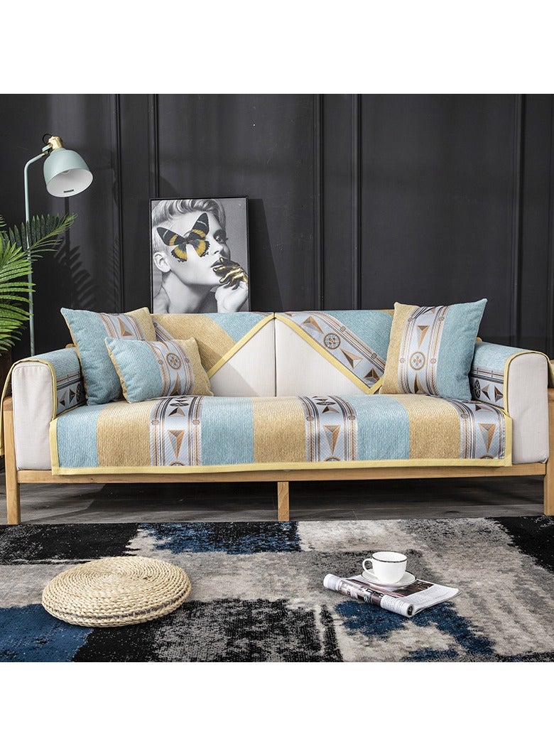 Nariele New Four Seasons Universal Anti slip Comfortable Chenier Sofa Mat 70-150cm