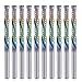 HOZLY HOZLY Woodwork Milling Cutter ,DLC Coating ,UP & Down Cut 2 Flutes Spiral Carbide Milling Tool CNC Router Compression  - Image 2