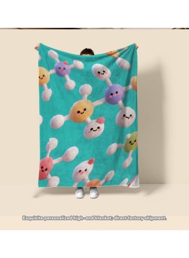 general Children's or student cartoon flannel thin blanket (warm and comfortable, suitable for sleep, games) 100cm*150cm - Image 4
