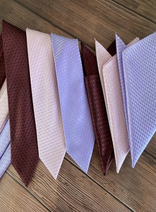 KissTies Mens 63'' XL Extra Long Tie Solid Festive Necktie + Gift Box, Rosy Pink, One size - Image 5