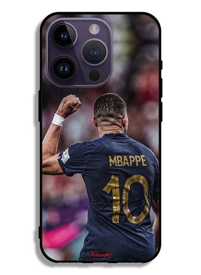 Tolwak Apple iPhone 14 Pro Protective Case Mbappe 10 - Image 2
