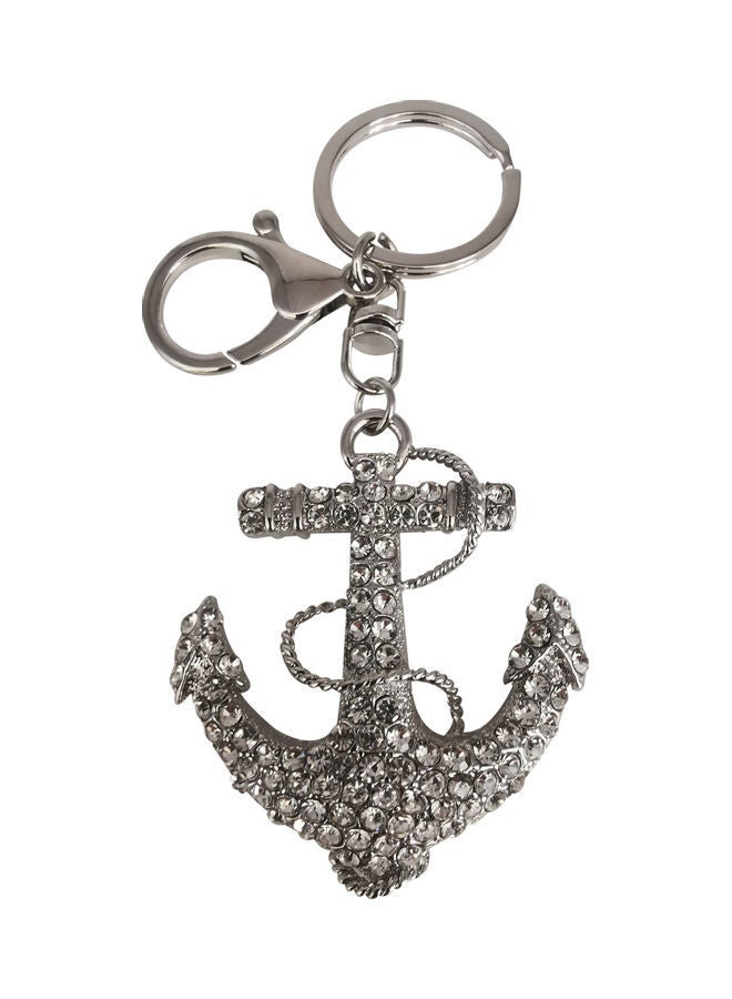 NIBEMINENT Stylish Design Key Chain Silver/Clear - Image 1