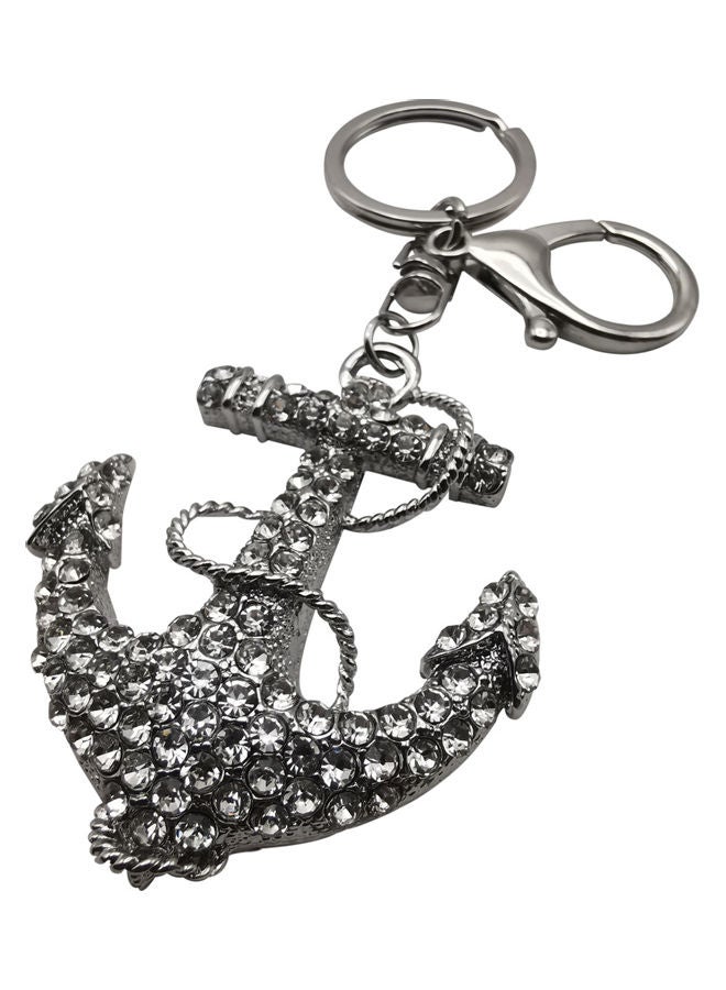 NIBEMINENT Stylish Design Key Chain Silver/Clear - Image 2