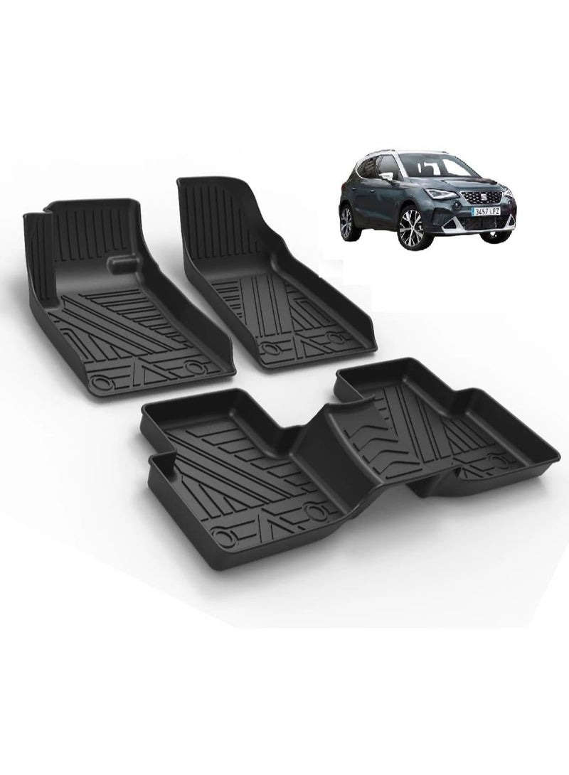 High Quality TPE Floor Mats Compatible With Seat Arona - se@t arona - Image 1