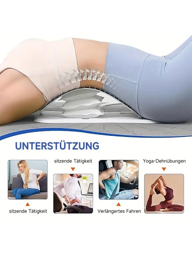 Bukela Spine Massager Back Stretcher Orthopedic Lumbar Pain Relief Posture Support Body - Image 5