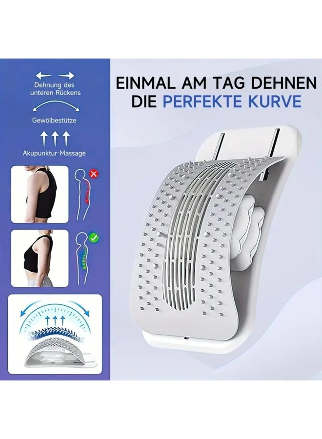 Bukela Spine Massager Back Stretcher Orthopedic Lumbar Pain Relief Posture Support Body - Image 3