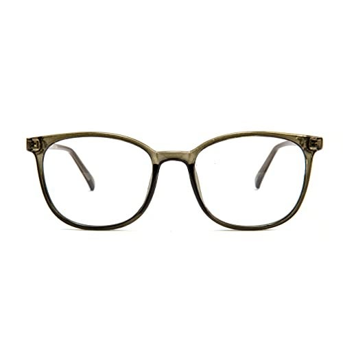 FONHCOO Blue Light Blocking Glasses Fashion Round TR90 Frame Transparent Eyewear Anti UV Blu-Ray Computer Glasses for Women Men - Image 3
