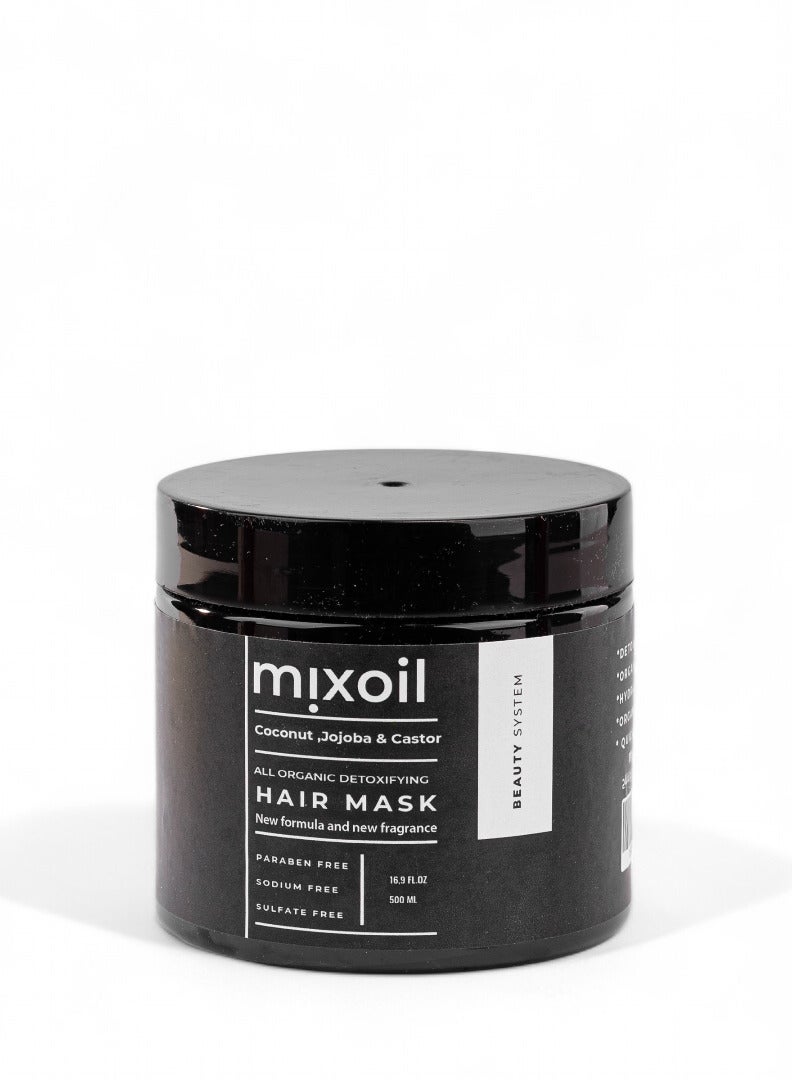 Mixoil Hair Mask with coconut oil jojoba oil and castor oil 500ml