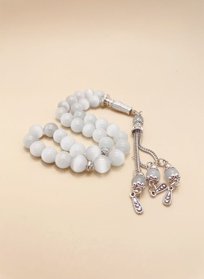 33 pieces of natural jade Tasbih/10mm