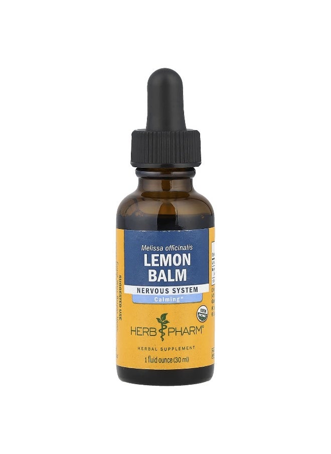 HERB PHARM - Herb Pharm, Lemon Balm, 675 mg, 1 fl oz (30 ml) - Image 1