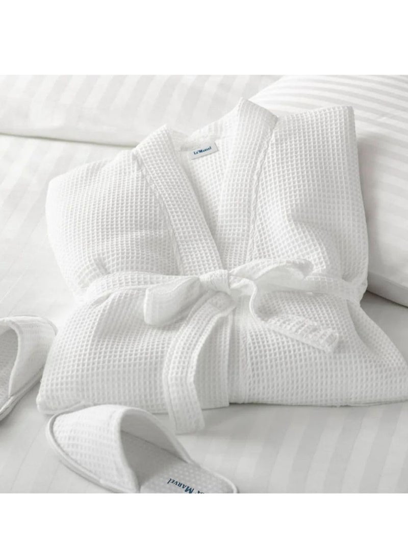 م اكس م رداء حمام قطني للجنسين – رداء سبا وفندق خفيف الوزن مع جيوب، منشفة قطنية 100% للرجال والنساء - Image 5