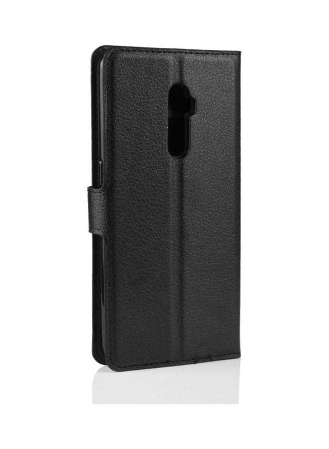 نيبمينينت غطاء حماية قلاب ضد السقوط من السيليكون لهاتف أوبو رينو 10X زوم أسود