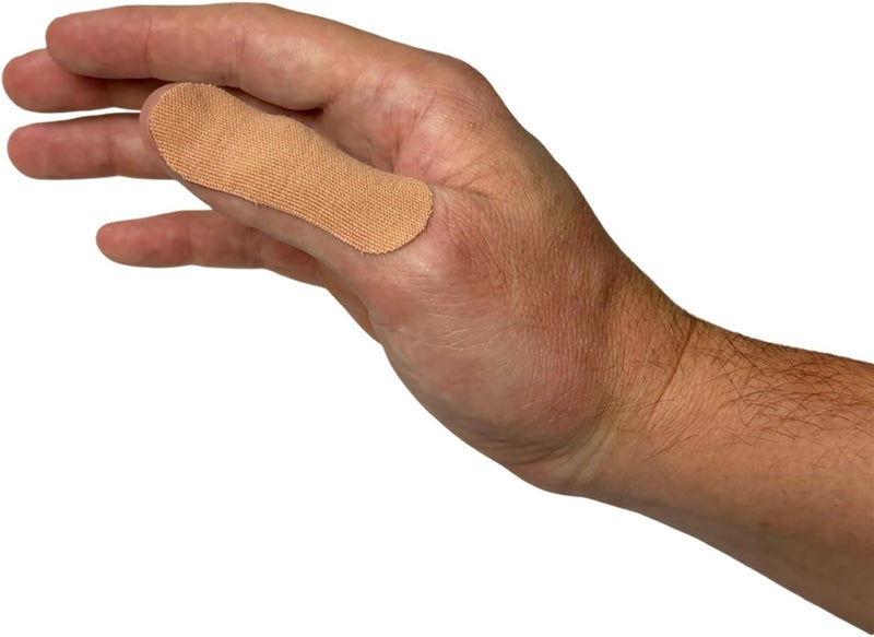 BOWLINGBALL .com Beige Bowling Protecting Tape (30 Pre-Cut Pieces) - Thumb/Finger Tape for Skin Protection & Consistent Release - Durable, Breathable Accessory - Image 3