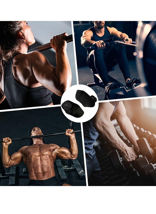 LJRN 1 Pair Rubber Gym Grips Weight Lifting Grips With Case for Men & Women, Anti Slip Workout Grip for Hand Protection, Weightlifting Grips for Workout, Dumbbell Gripper, Deadlift Grip Pad - Image 5