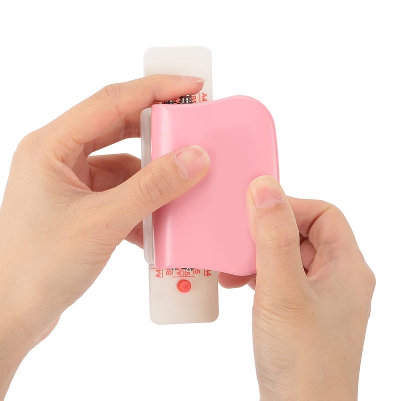 Pink Manual Hole Punch 30 Holes 5 Sheets Capacity Paper Puncher - Image 5