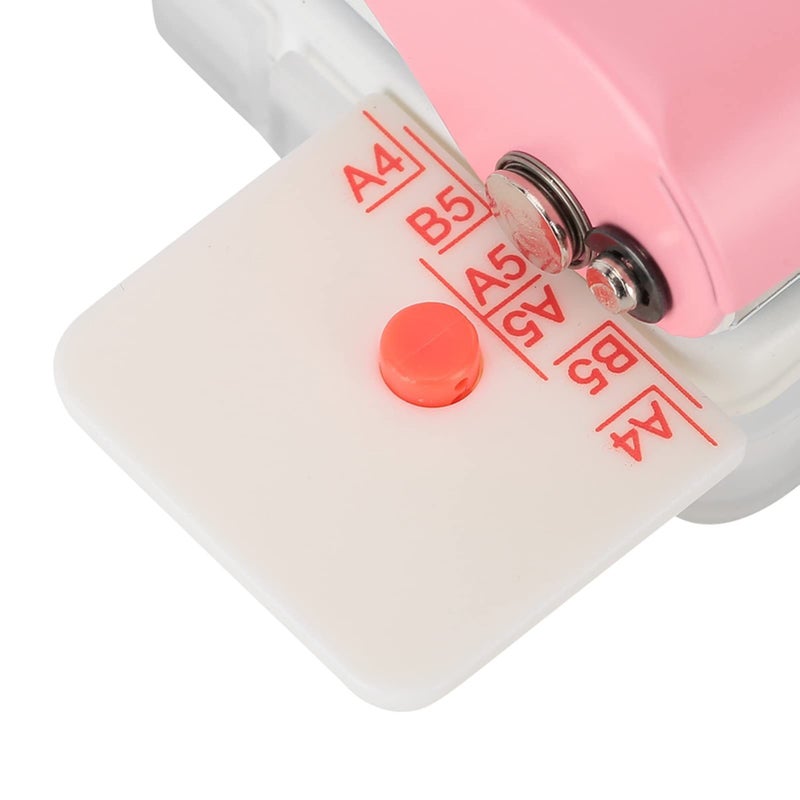 Pink Manual Hole Punch 30 Holes 5 Sheets Capacity Paper Puncher - Image 4