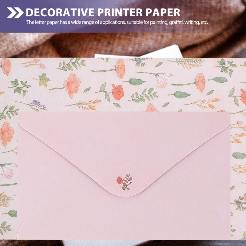 A5 Floral and Animal Letter Paper Stationery Set with Envelopes for Creative Writing - Image 5