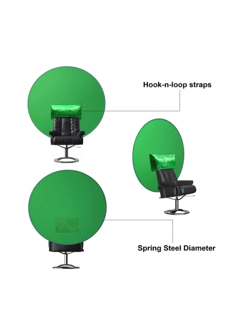 Round Shape Webcam Zoom Background Screen 142cm - Image 4