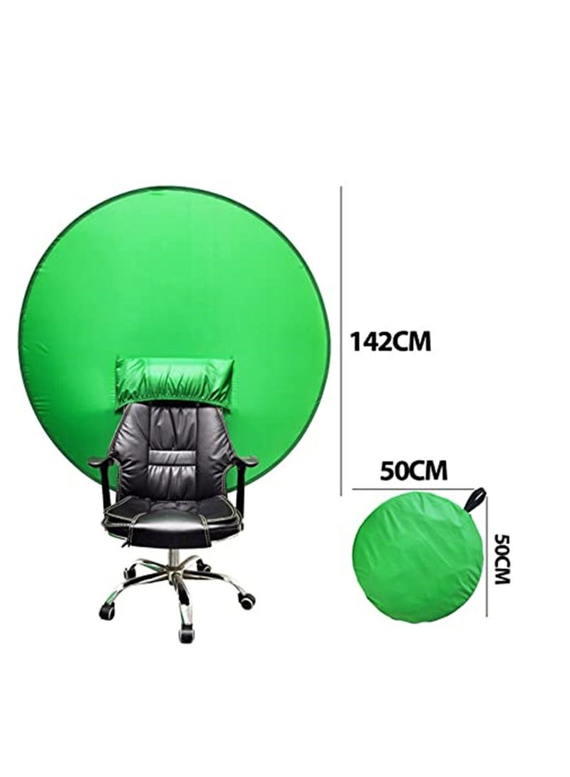 Round Shape Webcam Zoom Background Screen 142cm - Image 2