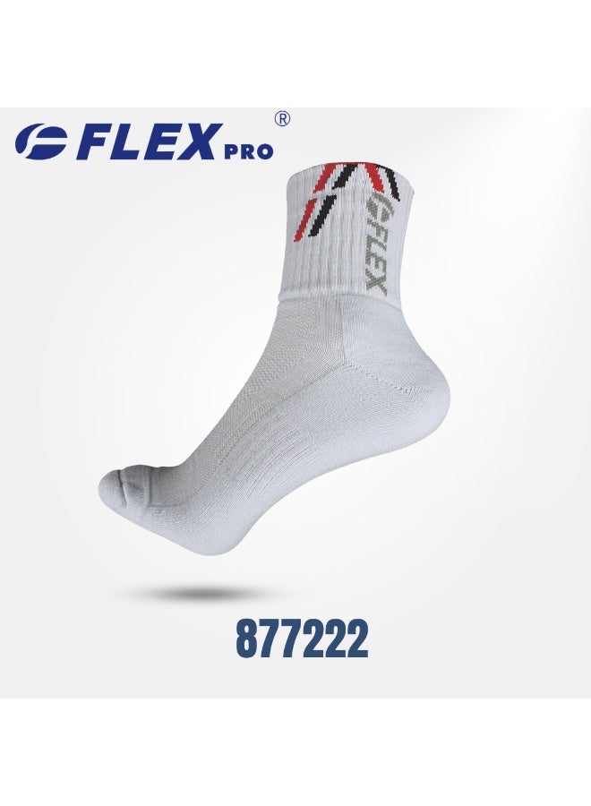 POWERSTEP CREW PERFORMANCE SOCKS | RED-BLACK