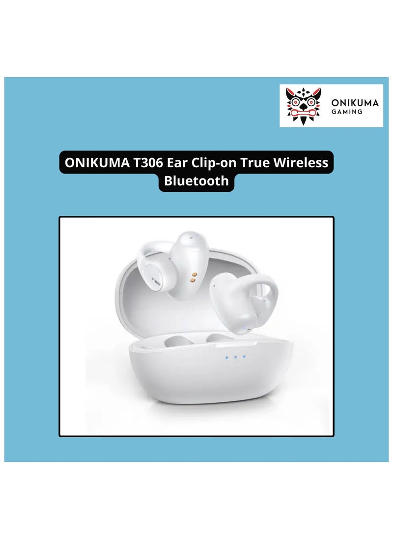 onikuma - New ONIKUMA T306 Ear Clip-on True Wireless Bluetooth Air Conduction Earphones CVC Call Noise Canceling Mic HiFi Sports Headset - Image 1